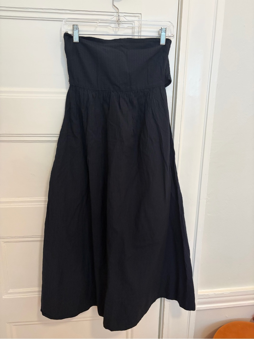 sundays Strapless Black Sundress